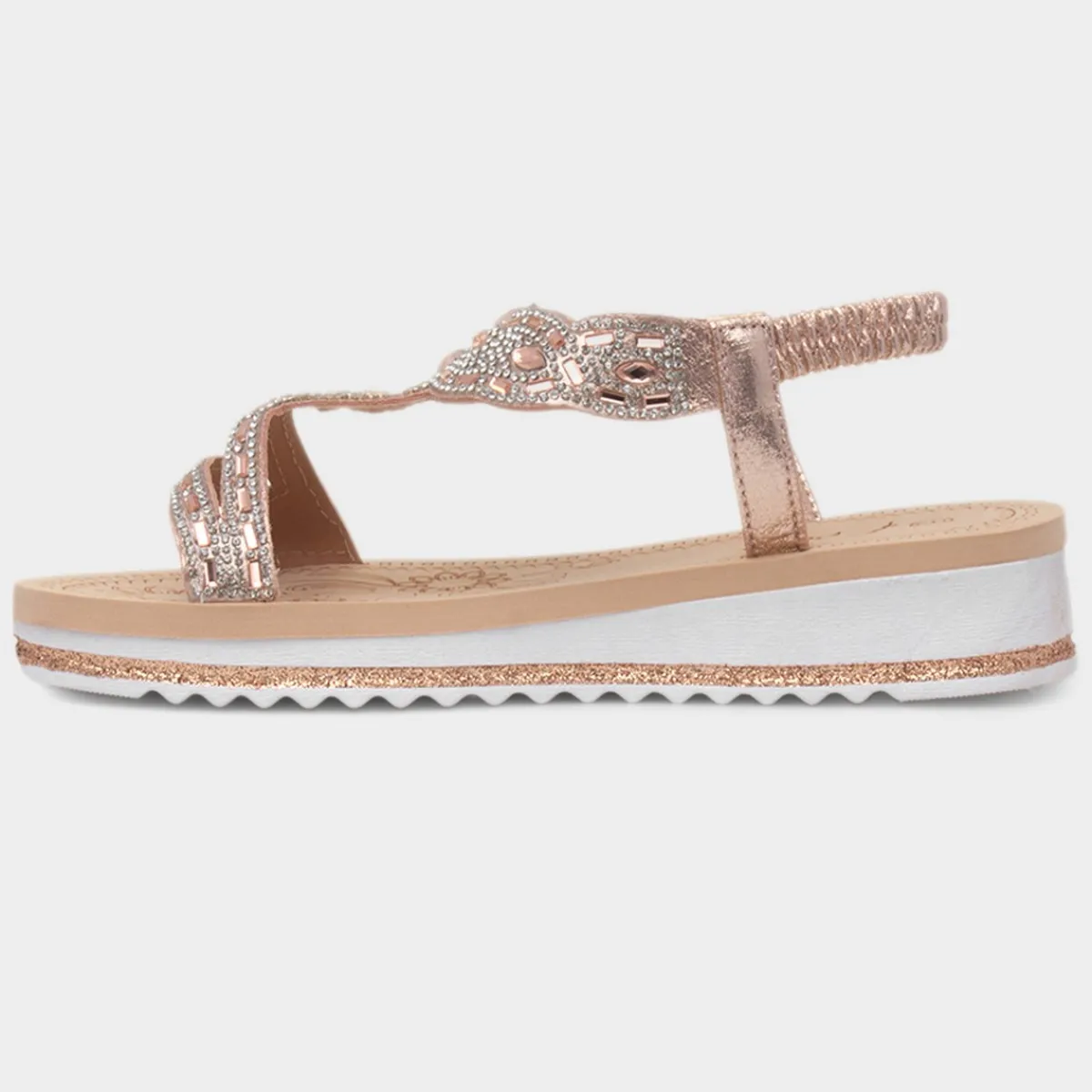 Ana Womens Rose Diamante Sandal*Krush Online