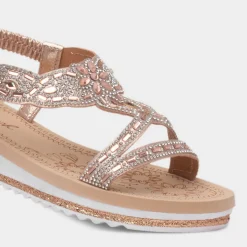 Ana Womens Rose Diamante Sandal*Krush Online