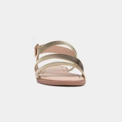 Blaire Womens Gold Strappy Sandal*Krush New