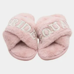 Bride Squad Womens Fluffy Slipper*Krush Clearance