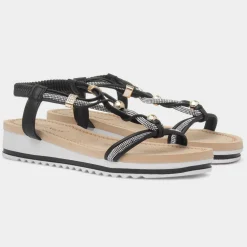 Ciara Womens Wedge Diamante Sandal*Krush Fashion