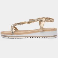 Ciara Womens Wedge Diamante Sandal*Krush New