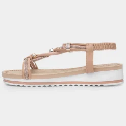 Ciara Womens Wedge Diamante Sandal*Krush Online