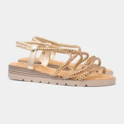 Erica Womens Rose Strappy Sandal*Krush Sale