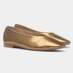 Erin Womens Bronze Ballerina*Krush Fashion