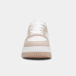 Gemma Womens White & Nude Chunky Trainer*Krush Discount