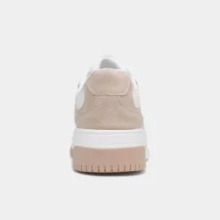 Gemma Womens White & Nude Chunky Trainer*Krush Discount