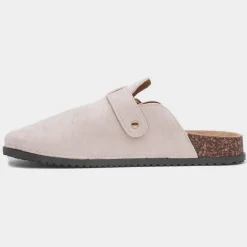 Imogen Womens Taupe Mule Sandal*Krush Fashion