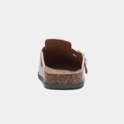 Imogen Womens Taupe Mule Sandal*Krush Fashion