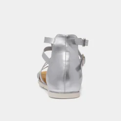 Lynn Womens Silver Gladiator Sandal*Krush Sale