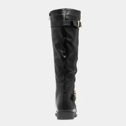 Nova Womens Black Knee High Boot*Krush Outlet