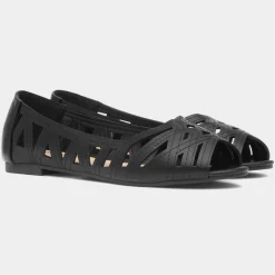 Renee Womens Open Toe Ballerina*Krush Sale