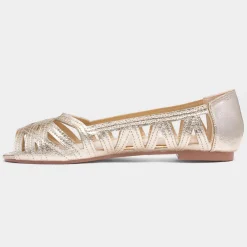 Renee Womens Open Toe Ballerina*Krush Outlet