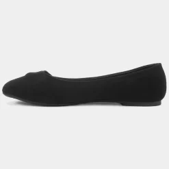 Roxxi Womens Black Wider Fitting Ballerina*Krush New