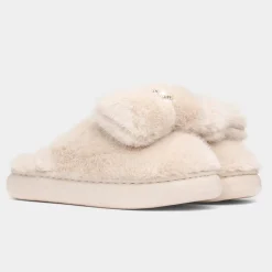 Womens Teddy Bear Mule Slipper*Krush Outlet
