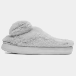Womens Teddy Bear Mule Slipper*Krush Outlet