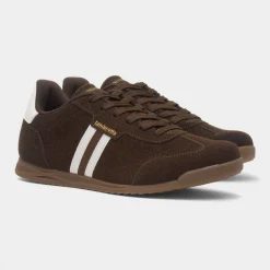 Tackle Mens Chocolate Lace Up Trainer*Lambretta Clearance