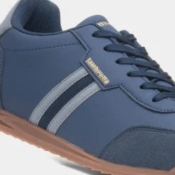 Tackle Mens Navy Lace Up Trainer*Lambretta Discount