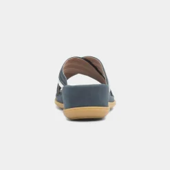 Caicos Womens Navy Mule Sandal*Lilley & Skinner Best