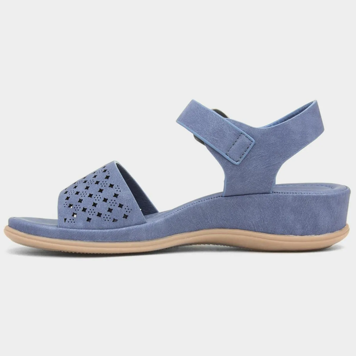 Haiti Womens Blue Strappy Sandal*Lilley & Skinner Discount