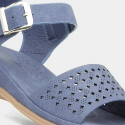 Haiti Womens Blue Strappy Sandal*Lilley & Skinner Discount