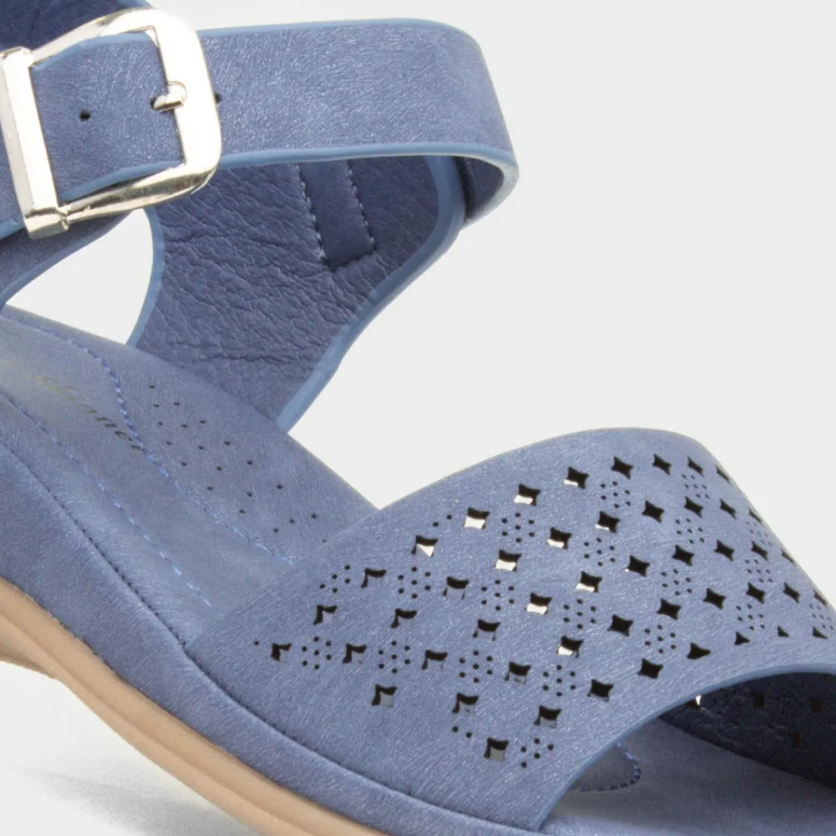 Haiti Womens Blue Strappy Sandal*Lilley & Skinner Discount