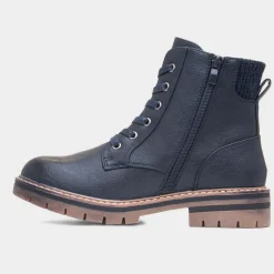 Iceland Womens Navy Ankle Boot*Lilley & Skinner Clearance