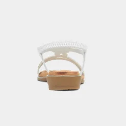 Langkawi Womens White Sandal*Lilley & Skinner Outlet