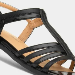 Monaco Womens Black Sandal*Lilley & Skinner Best