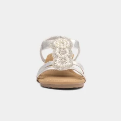 Phuket Womens Silver Sandals*Lilley & Skinner Online