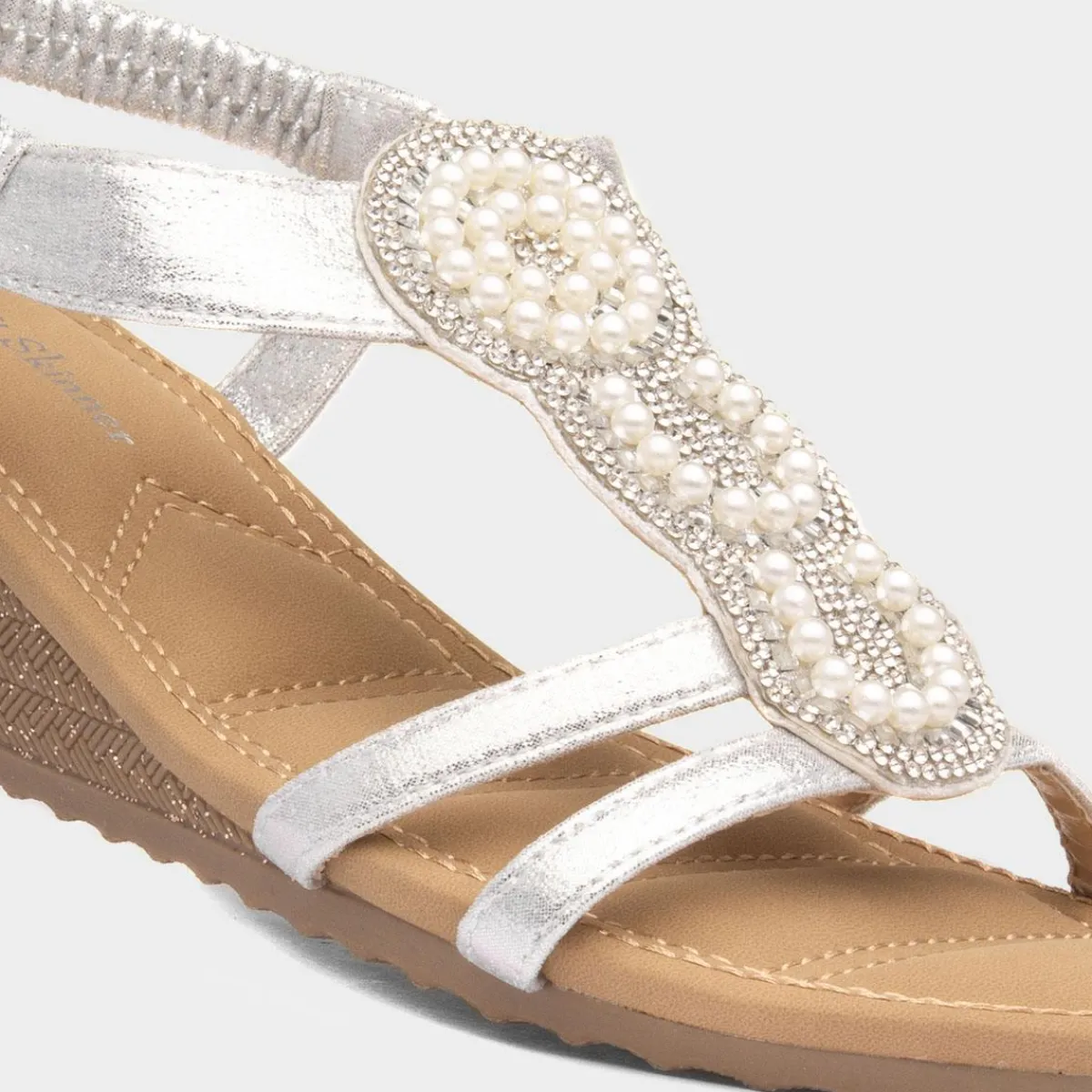 Phuket Womens Silver Sandals*Lilley & Skinner Online