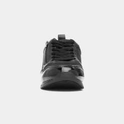 Race Womens Black Lace Up Trainer*Lilley & Skinner Sale