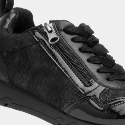 Race Womens Black Lace Up Trainer*Lilley & Skinner Sale