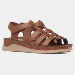 Sardinia Womens Tan Sandal*Lilley & Skinner Discount