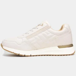 Track Womens Beige Casual Trainer*Lilley & Skinner Best