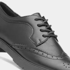 Agnes Girls Brogue School Shoe*Lilley New