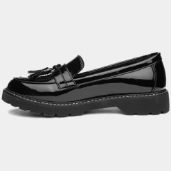 Angel Womens Patent Tassel Loafer*Lilley Online