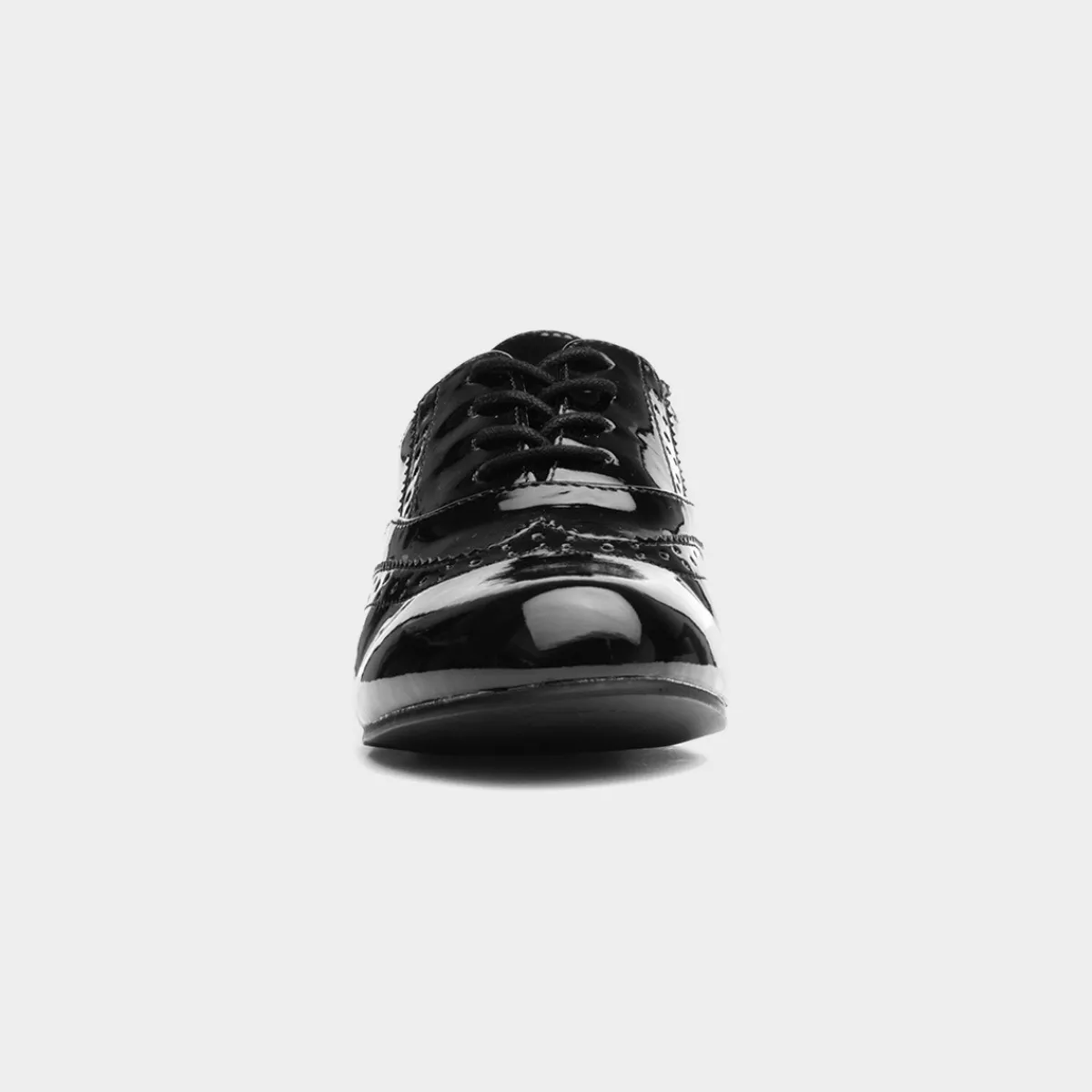 April Womens Black Brogue Shoe*Lilley Fashion