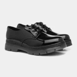 Ashley Womens Patent Lace Up Shoe*Lilley Sale