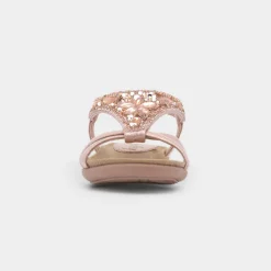 Candace Girls Rose Diamante Sandal*Lilley Outlet