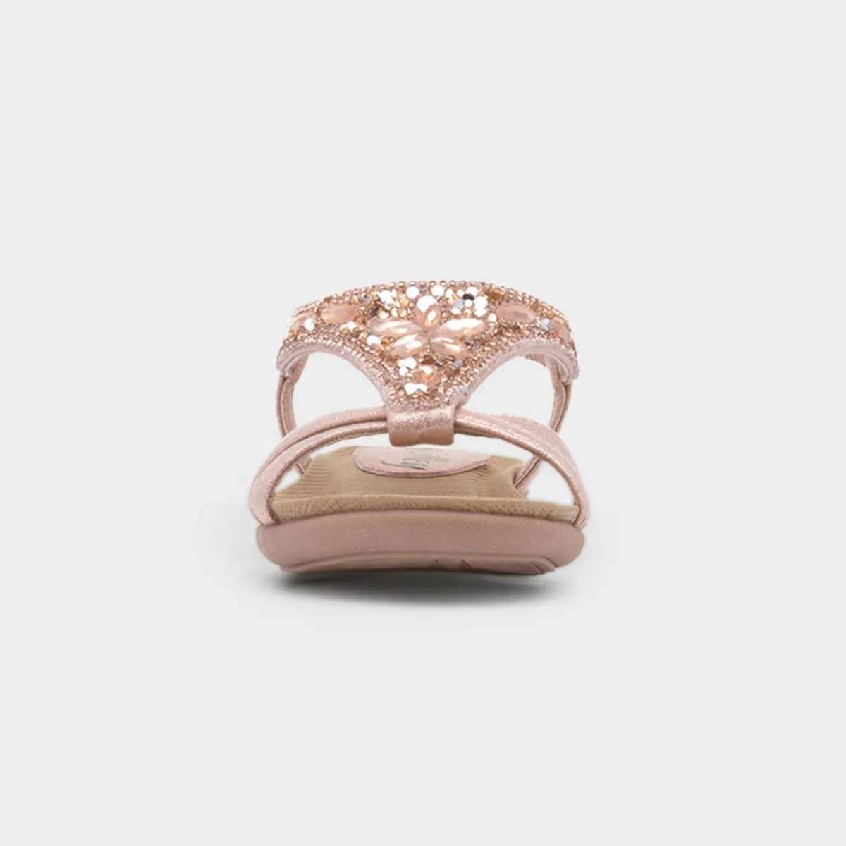 Candace Girls Rose Diamante Sandal*Lilley Outlet
