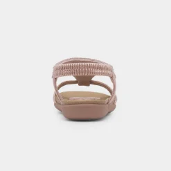 Candace Girls Rose Diamante Sandal*Lilley Outlet