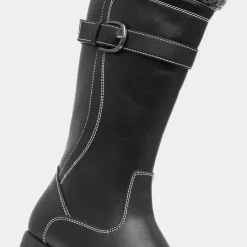 Caroline Girls Black Calf Boot*Lilley Clearance