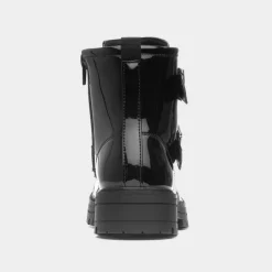Chaz Girls Black Patent Ankle Boot*Lilley New