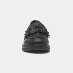 Cheslie Girls Black Multi Flower Loafer*Lilley Hot