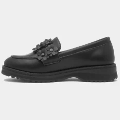 Cheslie Girls Black Multi Flower Loafer*Lilley Hot
