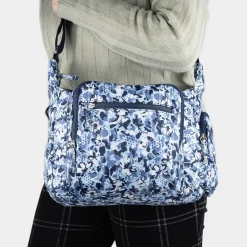 Cromer Womens Floral Blue Cross Body Bag*Lilley Hot