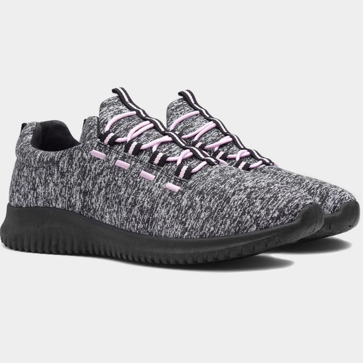 Darla Womens Black and Grey Marl Casual*Lilley Hot