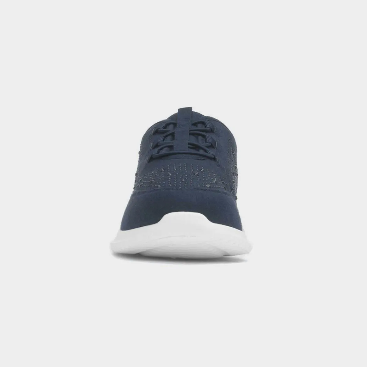 Darlene Womens Navy Diamante Casual Shoe*Lilley Fashion