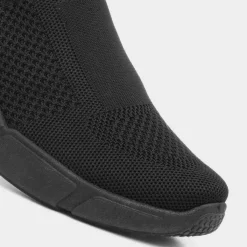 Dixie Womens Black Knitted Casual Shoe*Lilley New